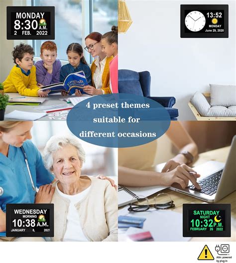 Buy V Fa Newest Dementia Clock With Custom Reminders And