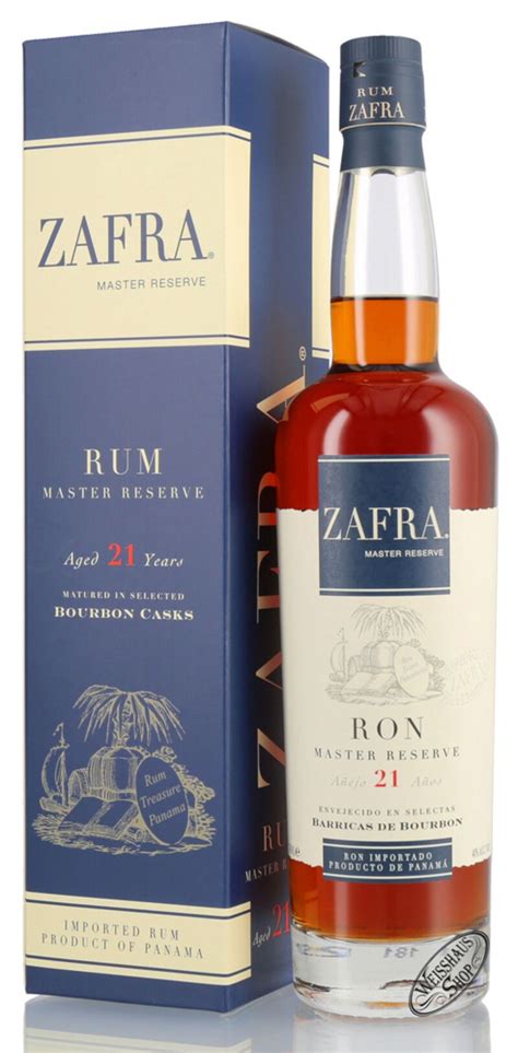 Zafra Master Reserve 21 YO Rum 40 Vol 0 70l Weisshaus Shop