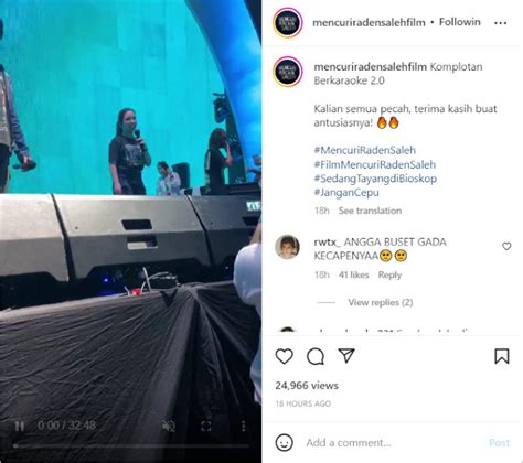 Mencuri Raden Saleh Raih 2 Juta Penonton Ajak Fans Karaoke Bareng