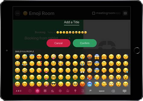 Emoji In A Meeting Invite 🙂 Meetingroomapp