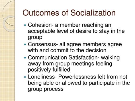 Ppt The Group Socialization Process Powerpoint Presentation Free