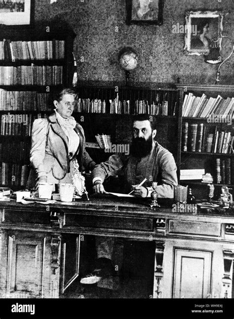 Theodor Herzl 1860 1904 Austrian Founder Of The Zionist Movement