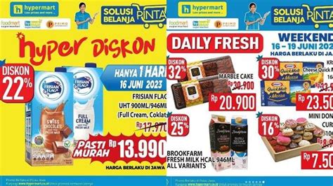 Baru Katalog Promo Jsm Hypermart Hari Ini Juni Susu Uht