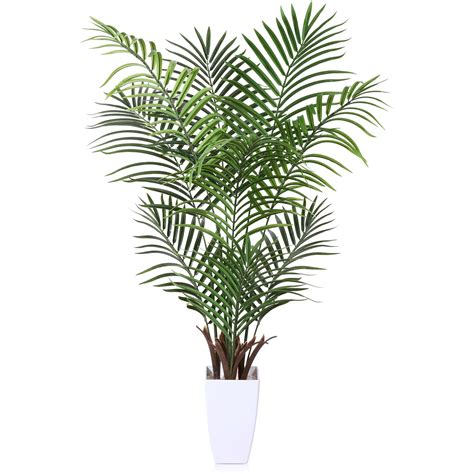 Kazeila Artificial Palm Tree Ft Tall Faux Tropical Palm Plant With