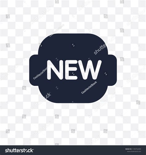 New Transparent Icon New Symbol Design Stock Vector (Royalty Free ...