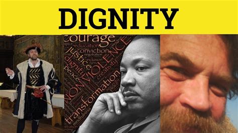 🔵 Dignity Dignity Meaning Dignity Defined Dignity Examples Youtube