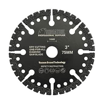 SHDIATOOL 3 Inch Diamond Metal Cutting Blade All Purpose Cut Off Wheel