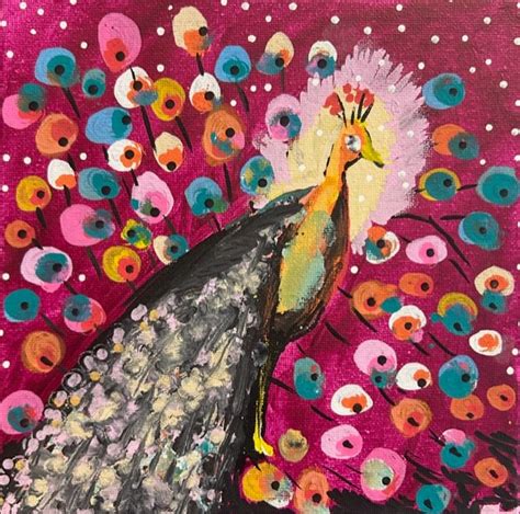 What S My Peacock ~ Brad Friedman 24 8x8 4619