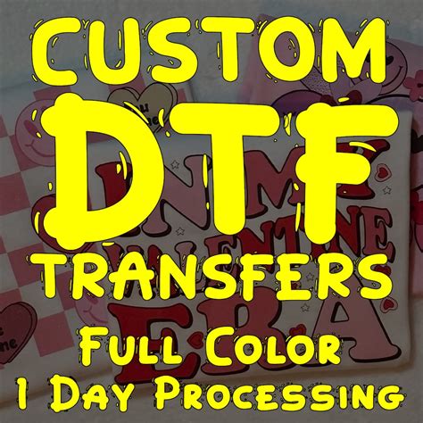 Dtf Transfers Ready For Press Dtf Transfer Dtf Prints Image