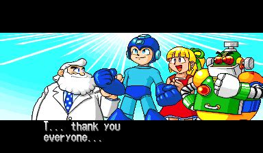 Ending For Mega Man The Power Fighters Mega Man Arcade