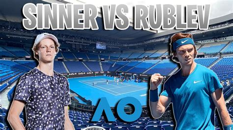 Jannik Sinner Vs Andrey Rublev Australian Open Quarterfinals YouTube