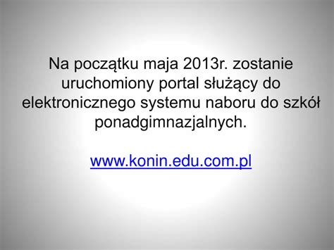 Ppt Zasady Rekrutacji Do Szko Y Ponadgimnazjlnej Powerpoint