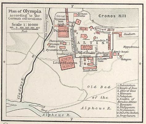 Map of Olympia