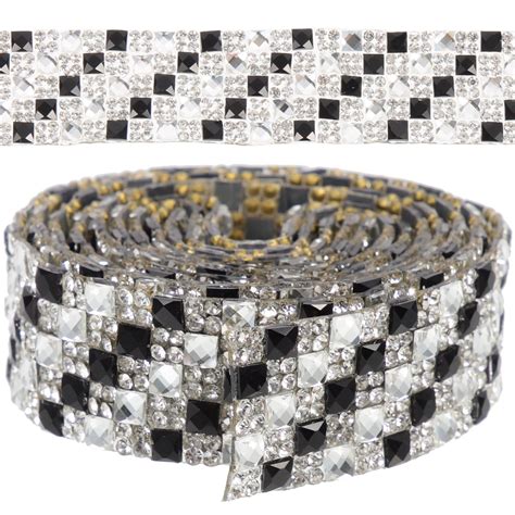 1 Roll Self Adhesive Rhinestone Ribbons Bling Rhinestone Roll DIY