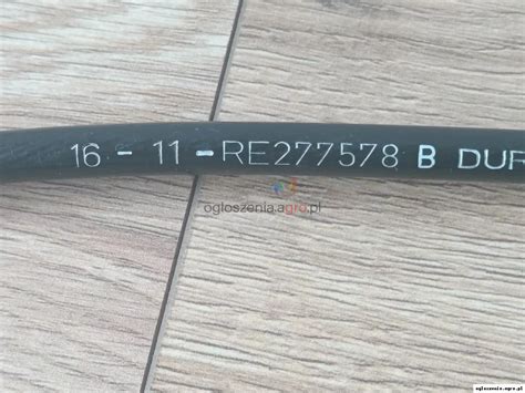 RE277578 linka sterująca zaworem hydraulicznym JD serii 5000 (Biała ...