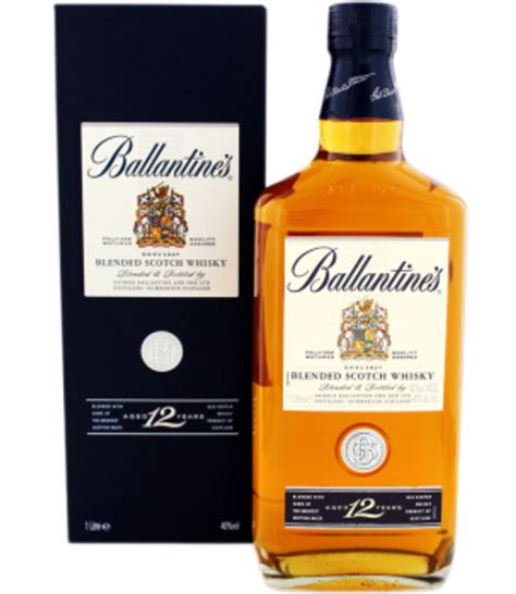 Ballantines Ballantines 12 Years Old Scotch Whisky 1 Liter T Box