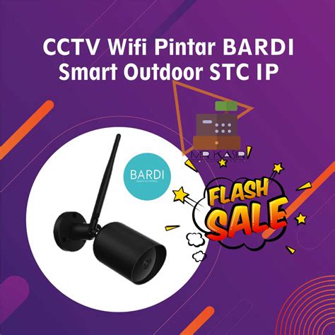 Jual Cctv Wifi Pintar Bardi Smart Outdoor Stc Ip Camera Iot Home