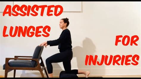 A Woman Standing On A Chair With The Words Assisted Lungs For Injuries