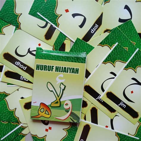 Jual Flash Card Abjad Huruf Angka Hijaiyah Flaschcard Alfabet Shopee