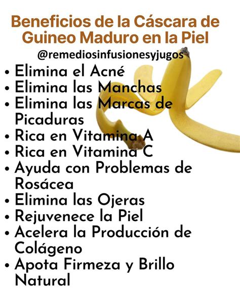 Para Que Sirve La Cascara De Platano En La Piel