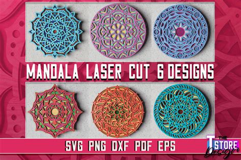 Mandala Laser Cut SVG | Mandala SVG Graphic by The T Store Design ...