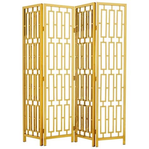 Broadway Folding Screen With Gold Leaf For Sale At 1stdibs Gold Leaf