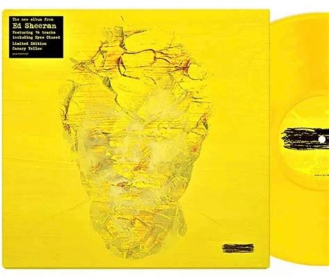 Ed Sheeran Subtract New Album Limited Edition Yellow Vinyl Lp