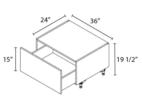 Base Window Seat Cabinet H Drawer Front Marsala Designer