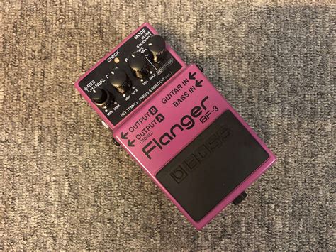 Flanger Effect Boss Pedal