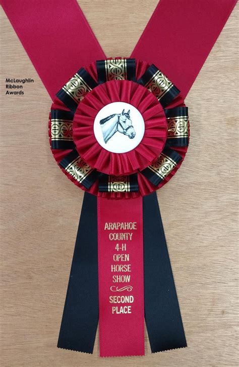 Claremont Neck Sash Neck Sashes Mclaughlin Ribbon Awards Horse