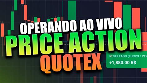 OPERANDO AO VIVO NA CORRETORA QUOTEX PRICE ACTION EM M1 E LUCRANDO