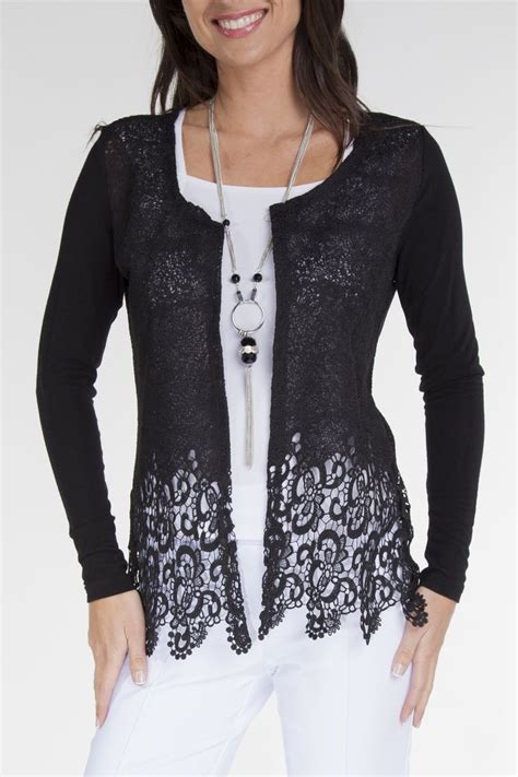 Black Lace Cardigan Black Cardigan Women Black Lace Cardigan Lace