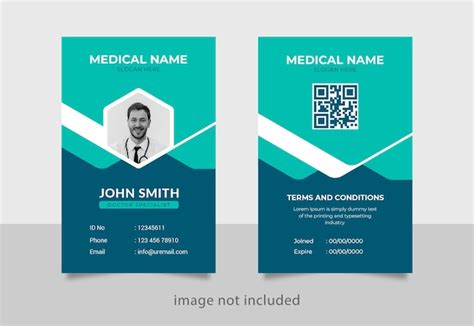 Medical Id Card Template Psd High Quality Free Psd Templates For Download