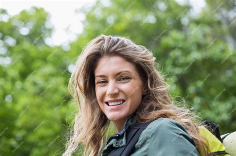 Premium Photo Portrait Of Happy Beautiful Woman