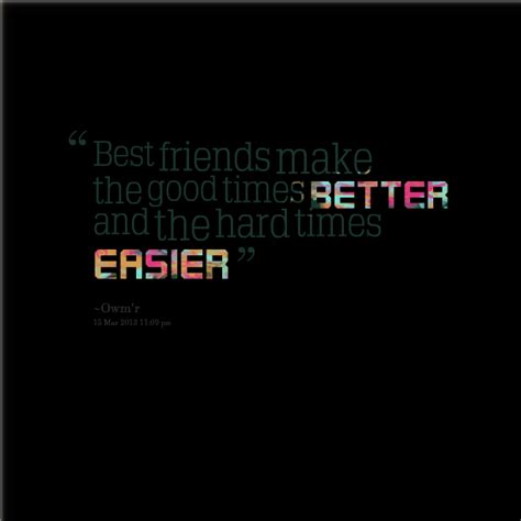 Friendships With Quotes Hard Times Quotesgram