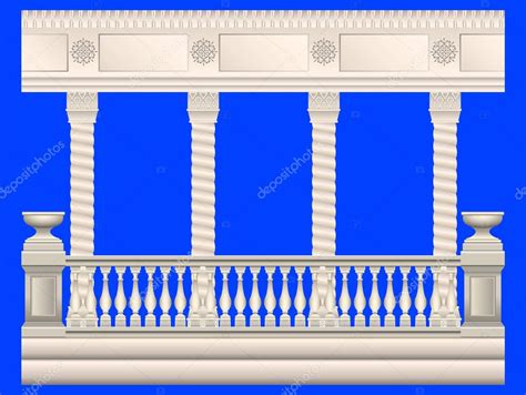 Columnas. Barandas de estuco 2023