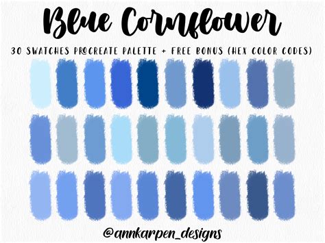 Cornflower Blue Color Palette