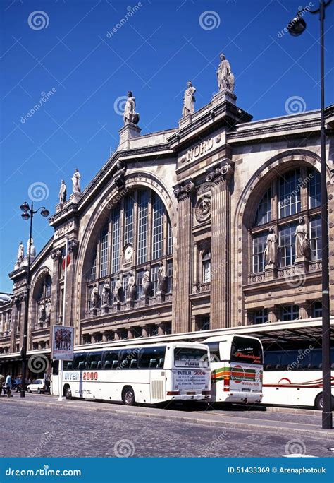 Gare Du Nord Railway Station Paris Editorial Stock Image Image Of