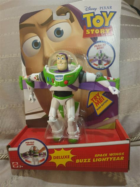 Toy Story Deluxe Space Ranger Buzz Lightyear 15cm Figure By Mattel For