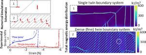 Magnetic Domain Twin Boundary Interactions In Nimnga Acta Materialia