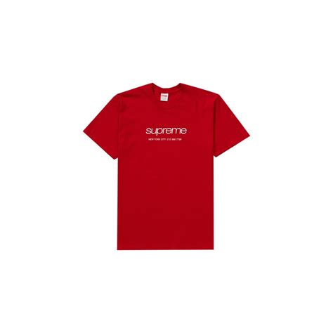 Supreme Shop Tee RedSupreme Shop Tee Red - OFour