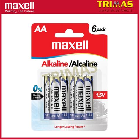 Trimas Original Maxell Alkaline Aa Aaa A A V C D Heavy Duty Alkaline