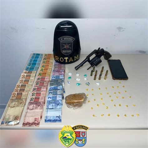 Pm Captura Foragido Da Justi A E Apreende Arma De Fogo Muni Es E