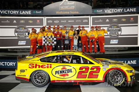 Nascar Daytona Field Set As Joey Logano And Aric Almirola Win Duel