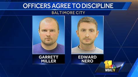 2 Baltimore Officers Accept Disciplinary Action In Gray Case