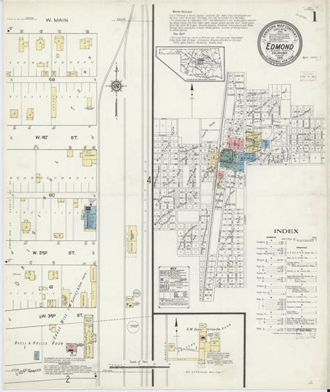 Map Oklahoma Edmond Library Of Congress