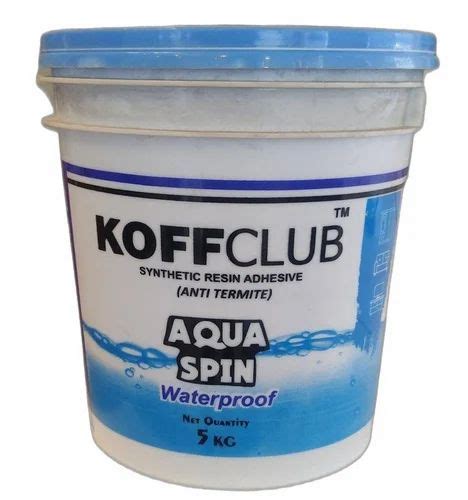 Kg Koffclub Aqua Spin Water Resistant Adhesive Bucket At Rs