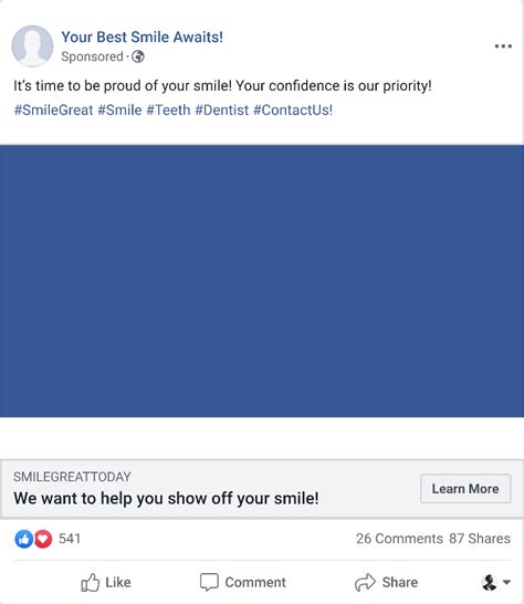 Facebook Advert Post Template Figma Community