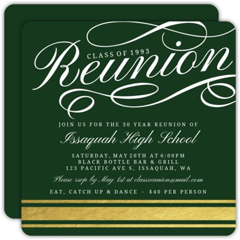 High School & College Class Reunion Invitations | PurpleTrail