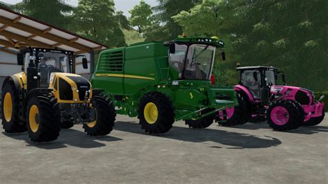 Combine harvesters / tractors V1.0 – FS22 mod